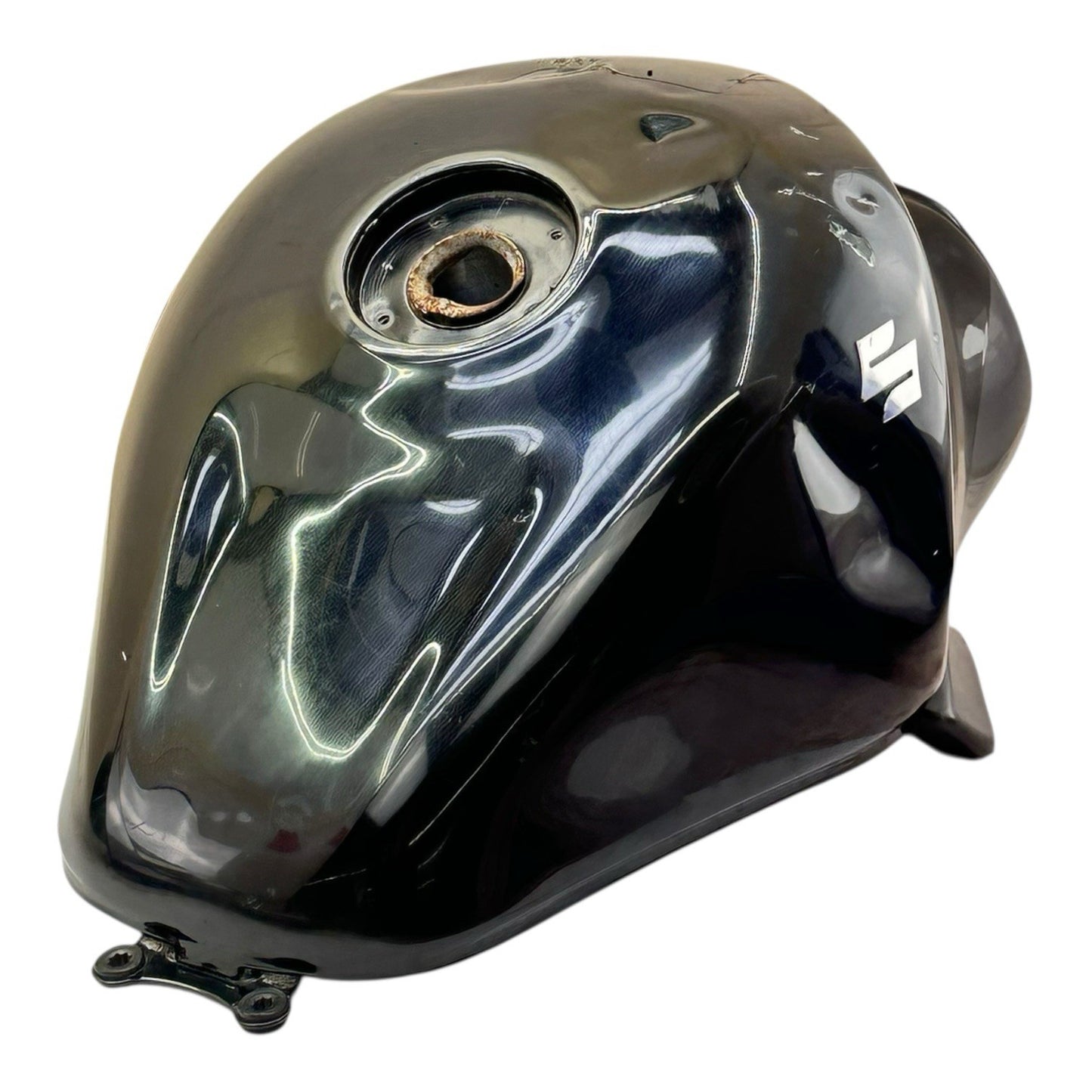 1999 - 2007 SUZUKI HAYABUSA GAS TANK FUEL PETROL RESERVOIR BLACK STOCK *DAMAGE*