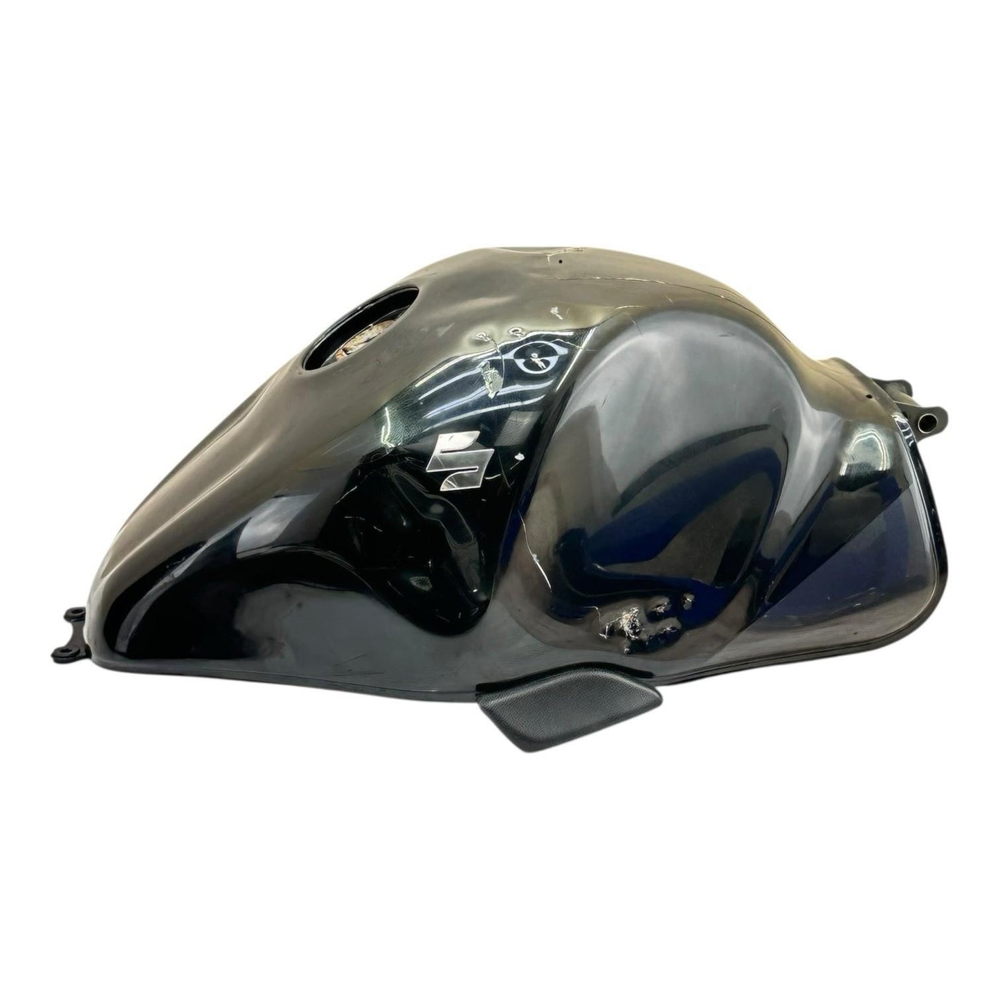 1999 - 2007 SUZUKI HAYABUSA GAS TANK FUEL PETROL RESERVOIR BLACK STOCK *DAMAGE*