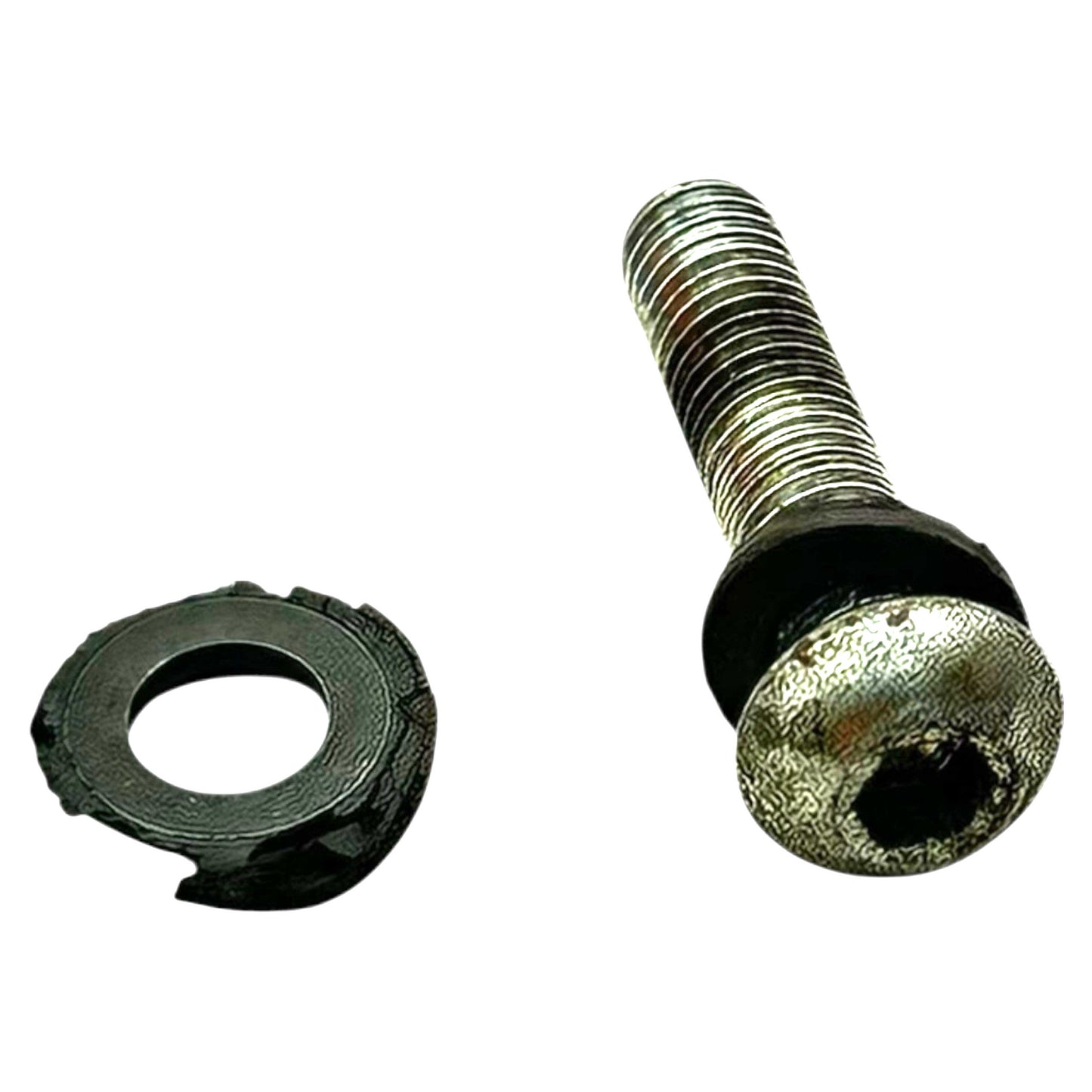 2007 2008 SUZUKI GSXR 1000 STEERING STABILIZER DAMPER BOLT SILVER STOCK OEM