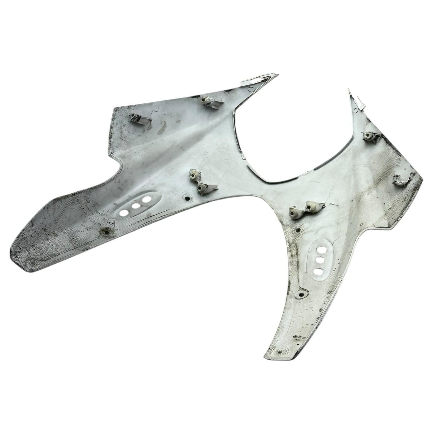 2007 2008 SUZUKI GSXR 1000 FRONT HEADLIGHT COWL NOSE FAIRING WHITE *SCUFFED*