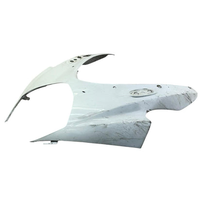 2007 2008 SUZUKI GSXR 1000 FRONT HEADLIGHT COWL NOSE FAIRING WHITE *SCUFFED*