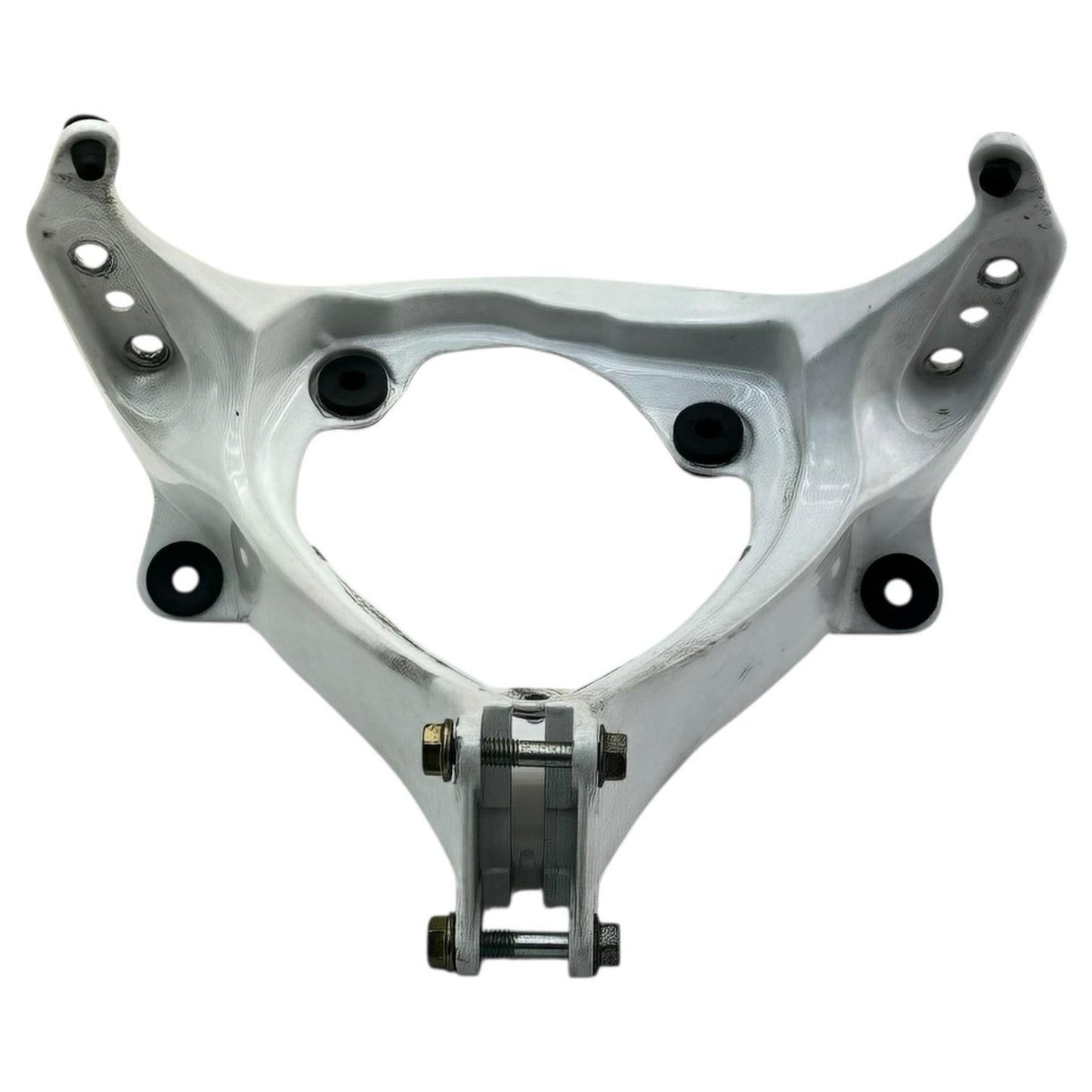 2007 2008 SUZUKI GSXR 1000 FRONT FAIRING STAY UPPER MIRROR GAUGES BRACKET WHITE