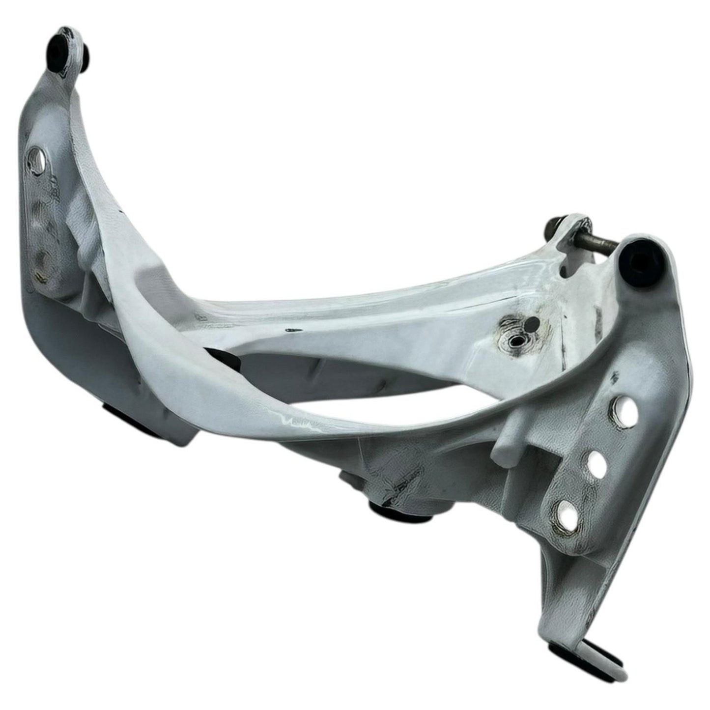 2007 2008 SUZUKI GSXR 1000 FRONT FAIRING STAY UPPER MIRROR GAUGES BRACKET WHITE