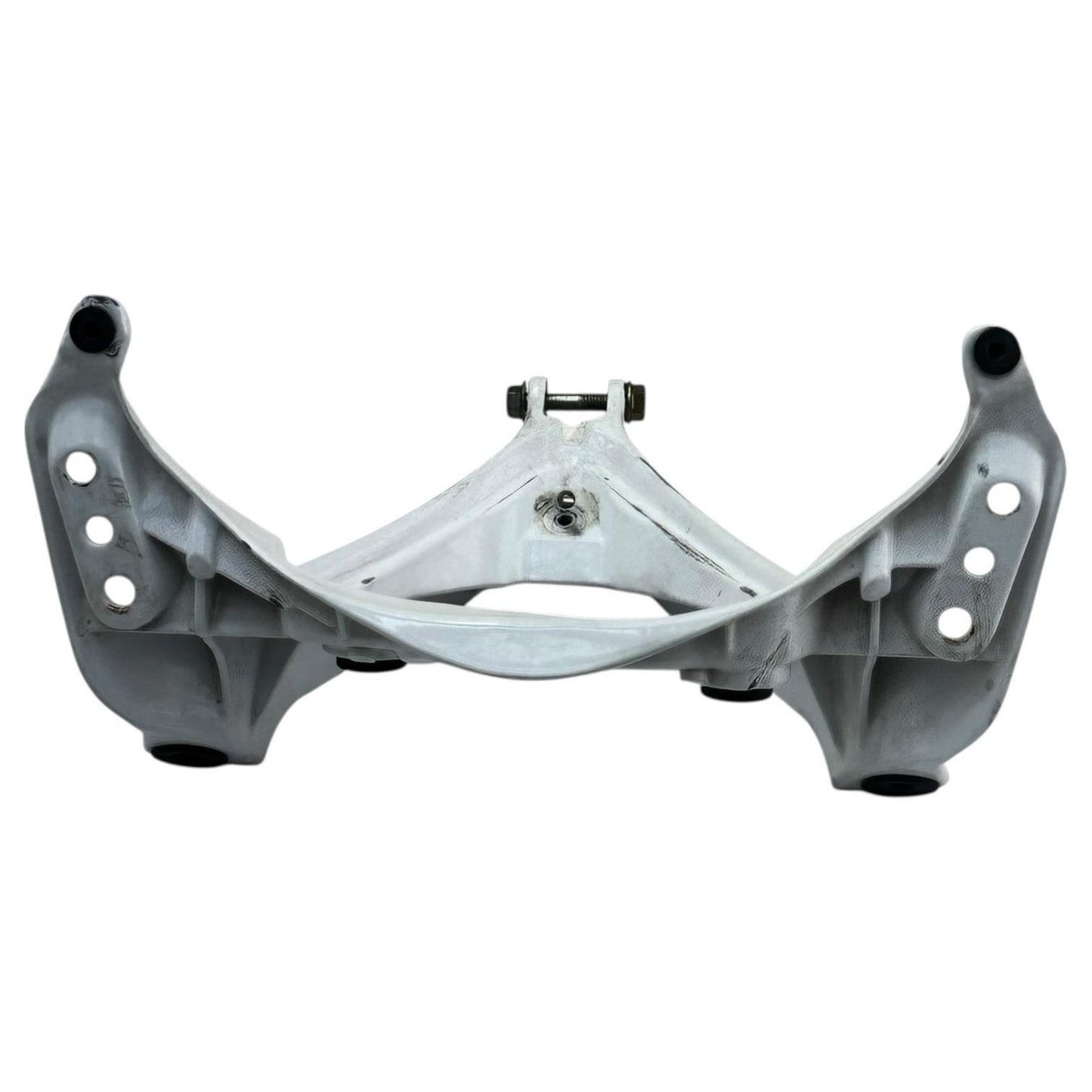 2007 2008 SUZUKI GSXR 1000 FRONT FAIRING STAY UPPER MIRROR GAUGES BRACKET WHITE