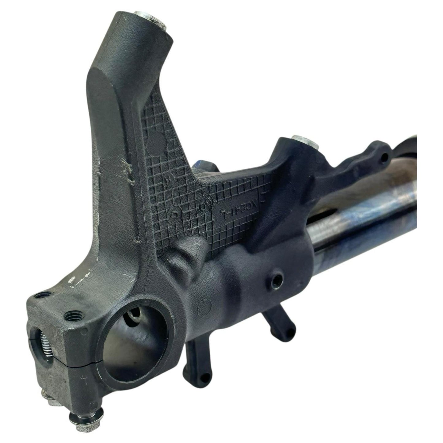 2007 2008 SUZUKI GSXR 1000 FORKS FRONT SUSPENSION TUBES TRIPLE TREE STEM SET