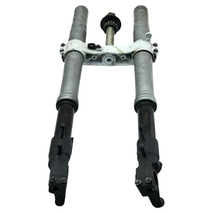 2007 2008 SUZUKI GSXR 1000 FORKS FRONT SUSPENSION TUBES TRIPLE TREE STEM SET