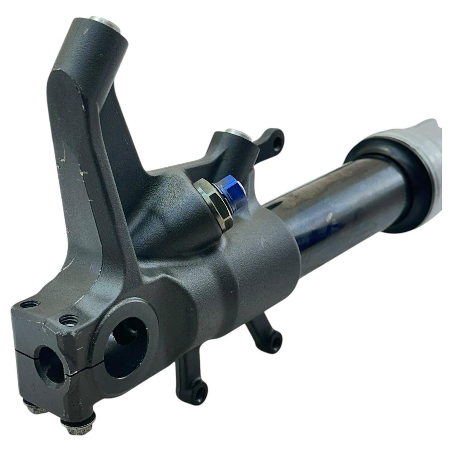 2007 2008 SUZUKI GSXR 1000 FORKS FRONT SUSPENSION TUBES TRIPLE TREE STEM SET