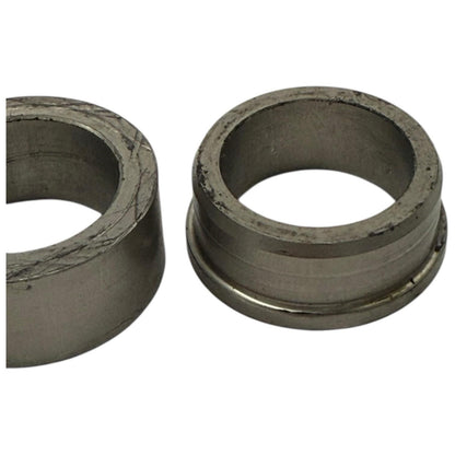 2008 2009 SUZUKI GSXR600 GSXR750 AXLE SPACER INSERTS TENSIONER AXLE NUT SILVER