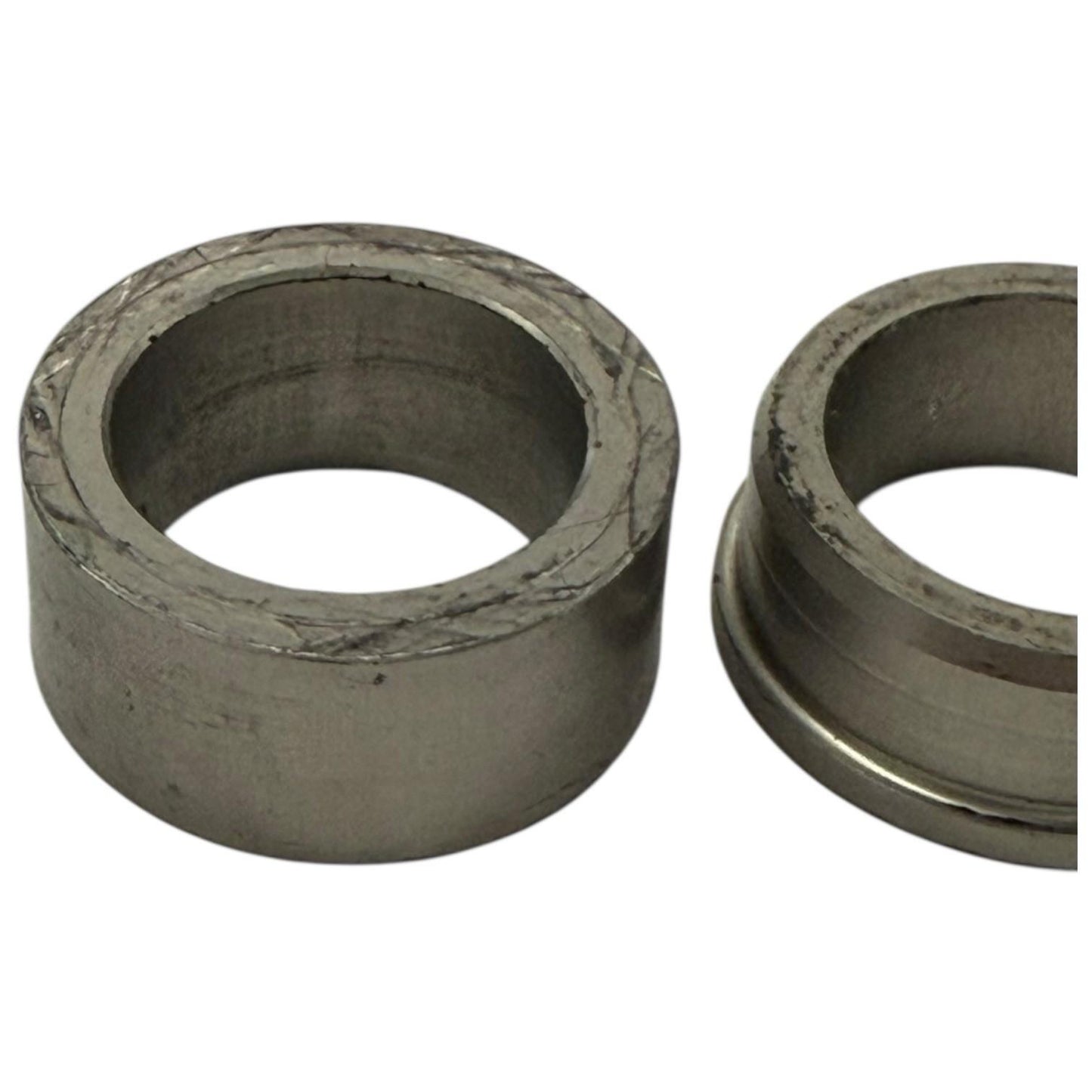 2008 2009 SUZUKI GSXR600 GSXR750 AXLE SPACER INSERTS TENSIONER AXLE NUT SILVER