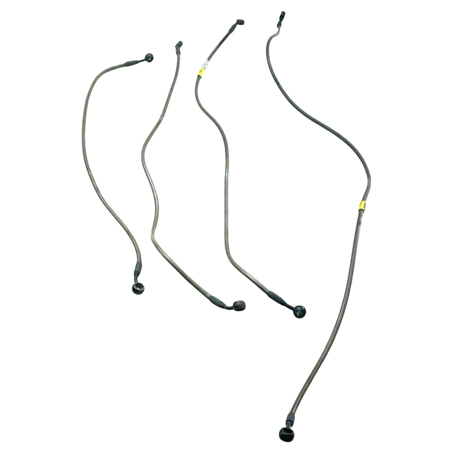 2007 2008 SUZUKI GSXR 1000 BRAKE CALIPER LINES FRONT REAR HOSES STEEL BRAIDED