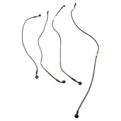 2007 2008 SUZUKI GSXR 1000 BRAKE CALIPER LINES FRONT REAR HOSES STEEL BRAIDED