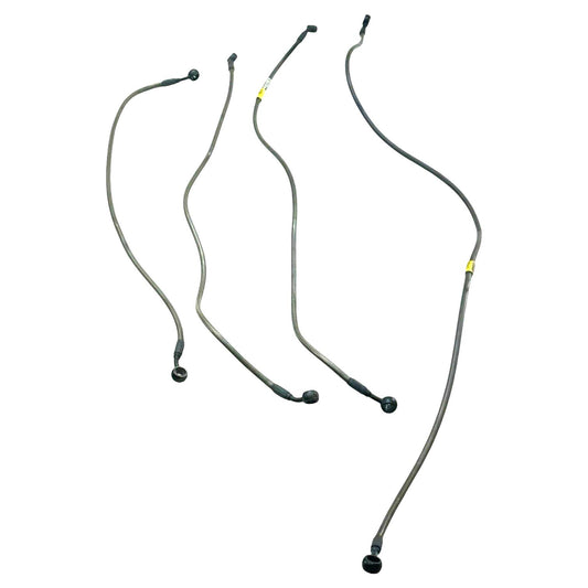 2007 2008 SUZUKI GSXR 1000 BRAKE CALIPER LINES FRONT REAR HOSES STEEL BRAIDED