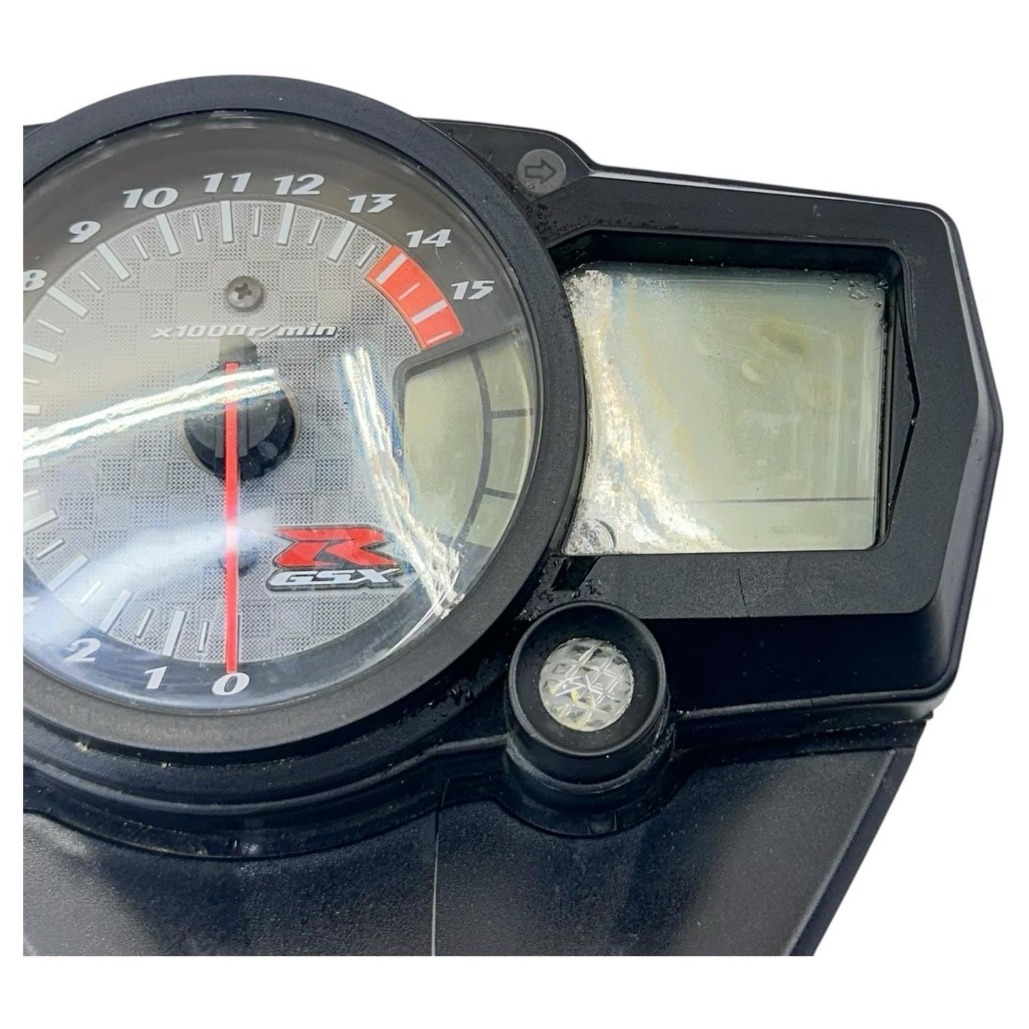 2007 2008 GSXR 1000 SPEEDOMETER TACH GAUGES DISPLAY CLUSTER TACHOMETER *CRACK*