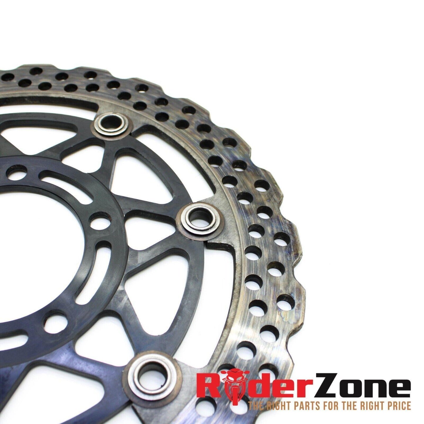 2005 2006 KAWASAKI NINJA ZX6R FRONT BRAKE ROTORS LEFT RIGHT DISCS STRAIGHT STOCK