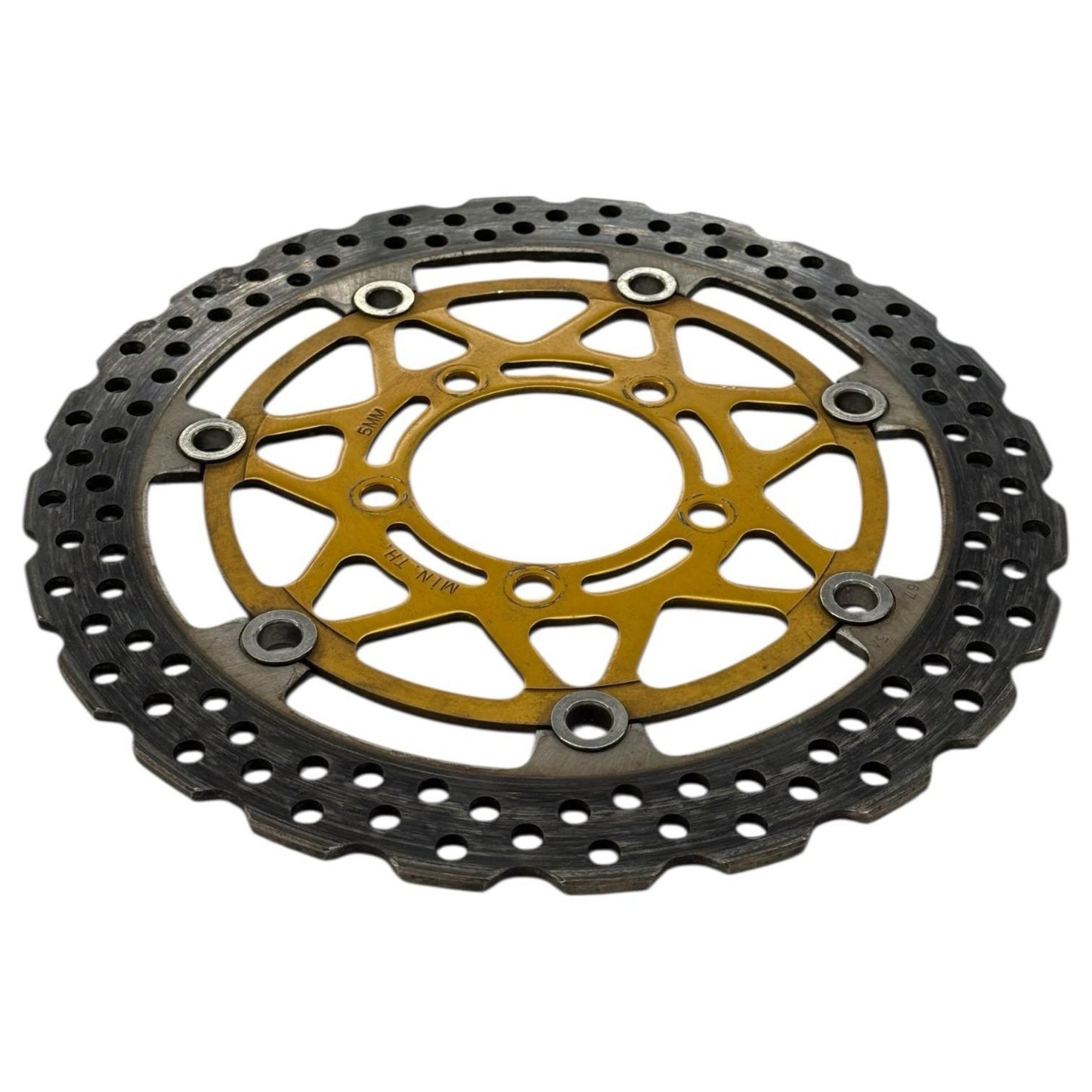 2005 2006 KAWASAKI NINJA ZX6R FRONT BRAKE ROTORS LEFT RIGHT DISCS STRAIGHT