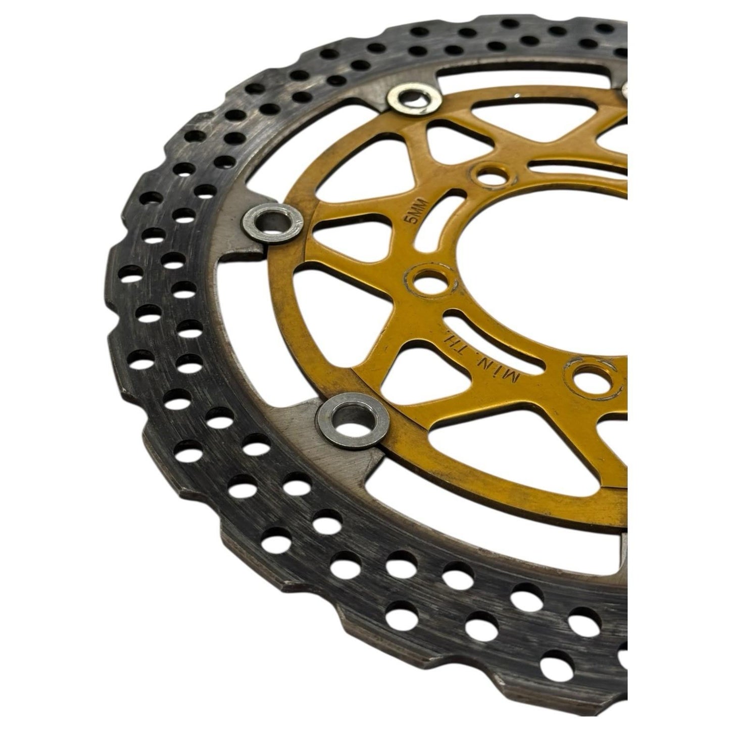 2005 2006 KAWASAKI NINJA ZX6R FRONT BRAKE ROTORS LEFT RIGHT DISCS STRAIGHT