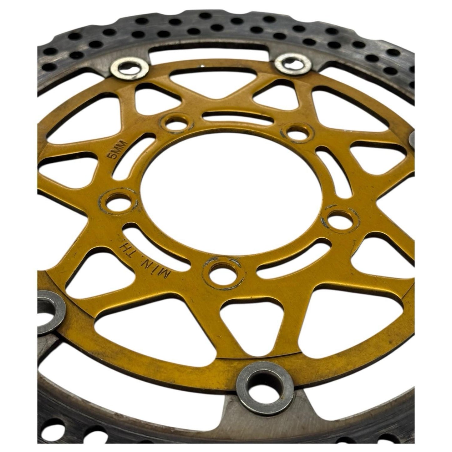 2005 2006 KAWASAKI NINJA ZX6R FRONT BRAKE ROTORS LEFT RIGHT DISCS STRAIGHT