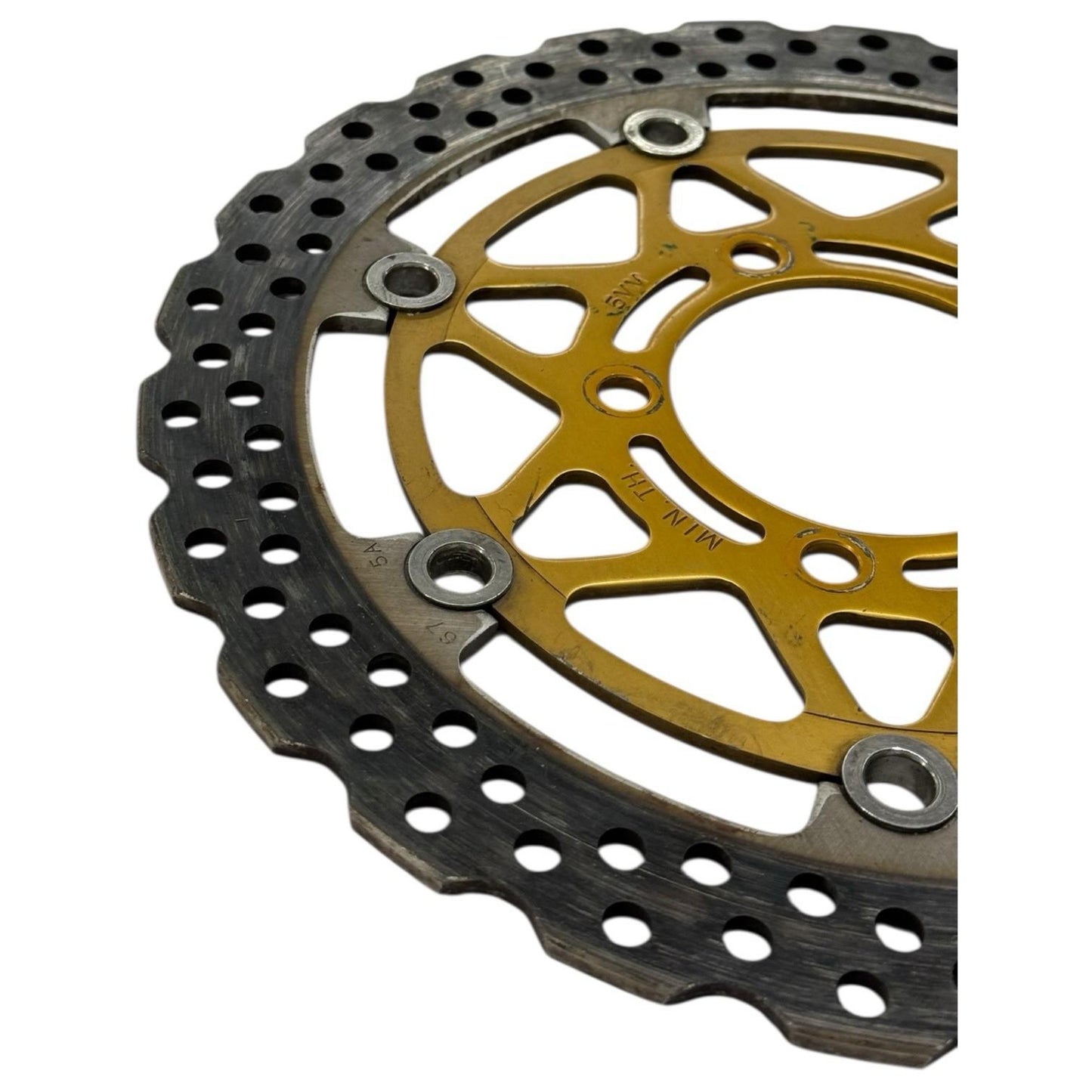 2005 2006 KAWASAKI NINJA ZX6R FRONT BRAKE ROTORS LEFT RIGHT DISCS STRAIGHT