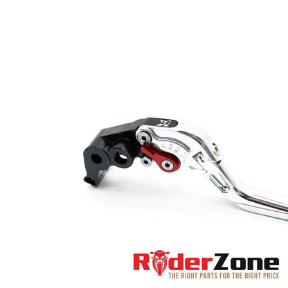 2007 2008 SUZUKI GSXR1000 KB FRONT LEVER SET CLUTCH MASTER BRAKE CYLINDER SILVER