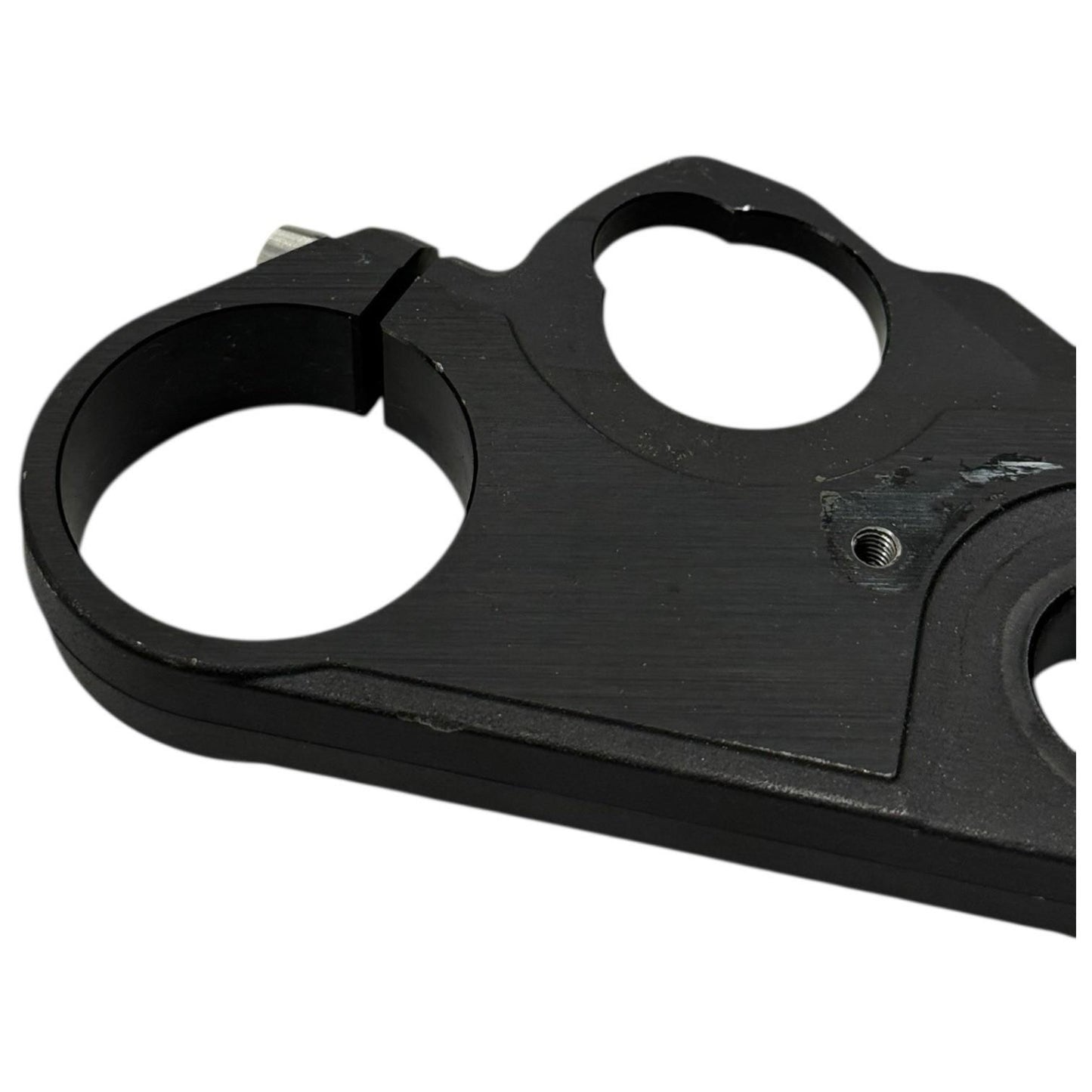 2007 2008 SUZUKI GSXR1000 TRIPLE TREE CLAMP FORKS UPPER BLACK STRAIGHT STOCK