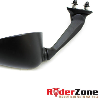 2008 - 2016 YAMAHA YZF R6 RIGHT MIRROR SIDE REAR VIEW BLACK BRACKET MOUNT OEM