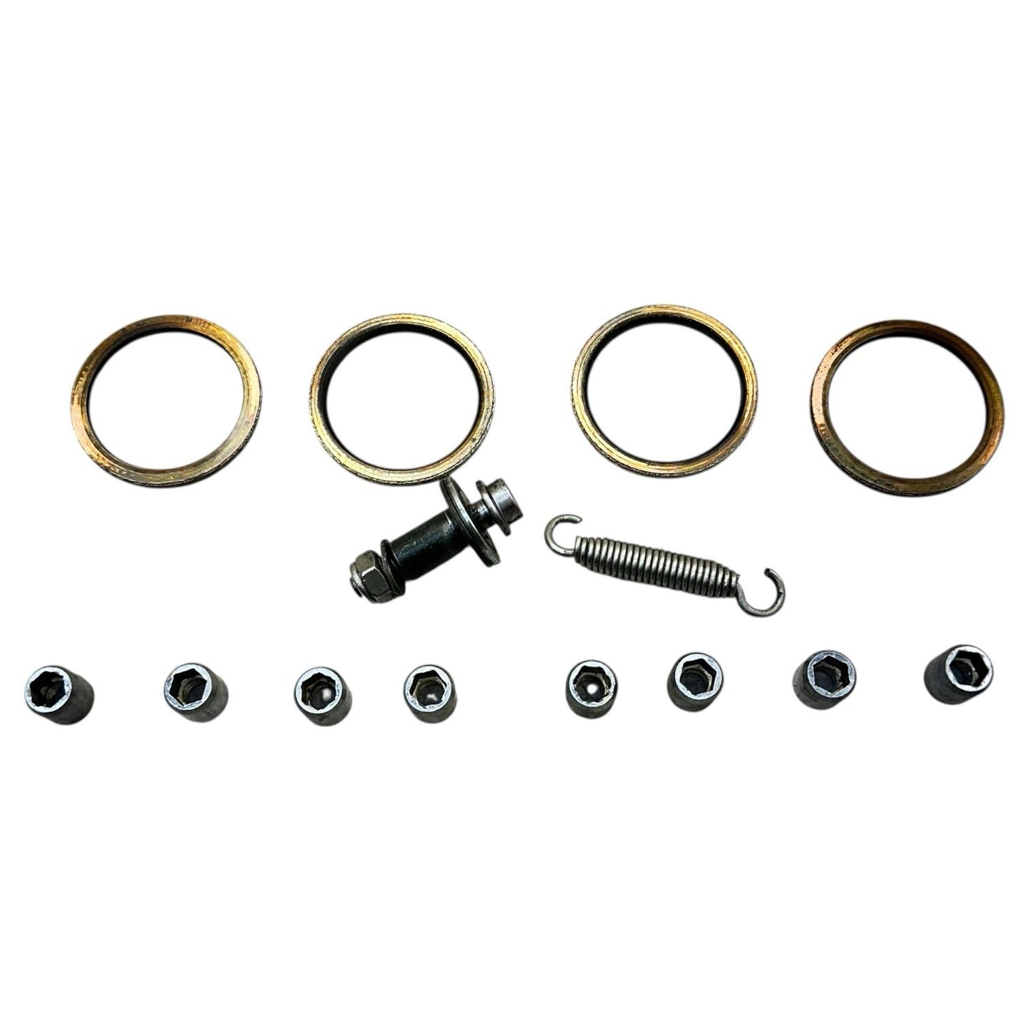 2015 - 2019 YAMAHA YZF R1 EXHAUST HEADER NUTS MOUNTING HARDWARE SPRING RINGS SET