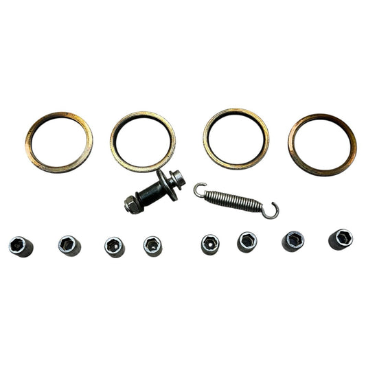 2015 - 2019 YAMAHA YZF R1 EXHAUST HEADER NUTS MOUNTING HARDWARE SPRING RINGS SET