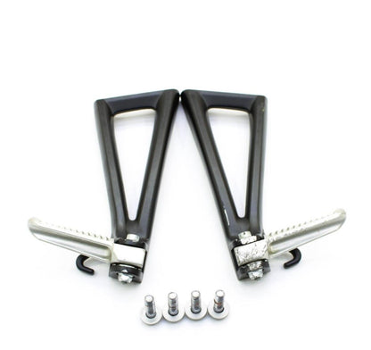 2008 - 2016 YAMAHA YZF R6 PASSENGER PEGS FOOT REST REAR SET BLACK RIGHT LEFT
