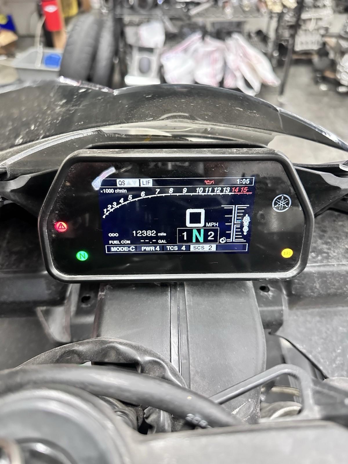 2015 - 2019 YAMAHA YZF R1 SPEEDOMETER GAUGE CLUSTER SPEEDO DASH 12,000 MILES