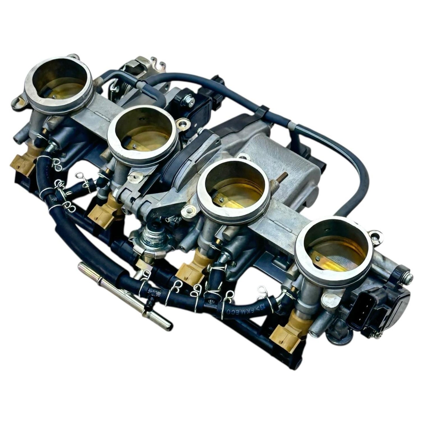 2015 - 2019 YAMAHA YZF R1 THROTTLE BODY FUEL INJECTORS ASSEMBLY STOCK OEM