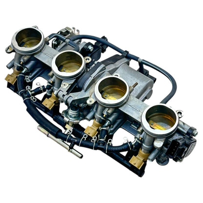 2015 - 2019 YAMAHA YZF R1 THROTTLE BODY FUEL INJECTORS ASSEMBLY STOCK OEM