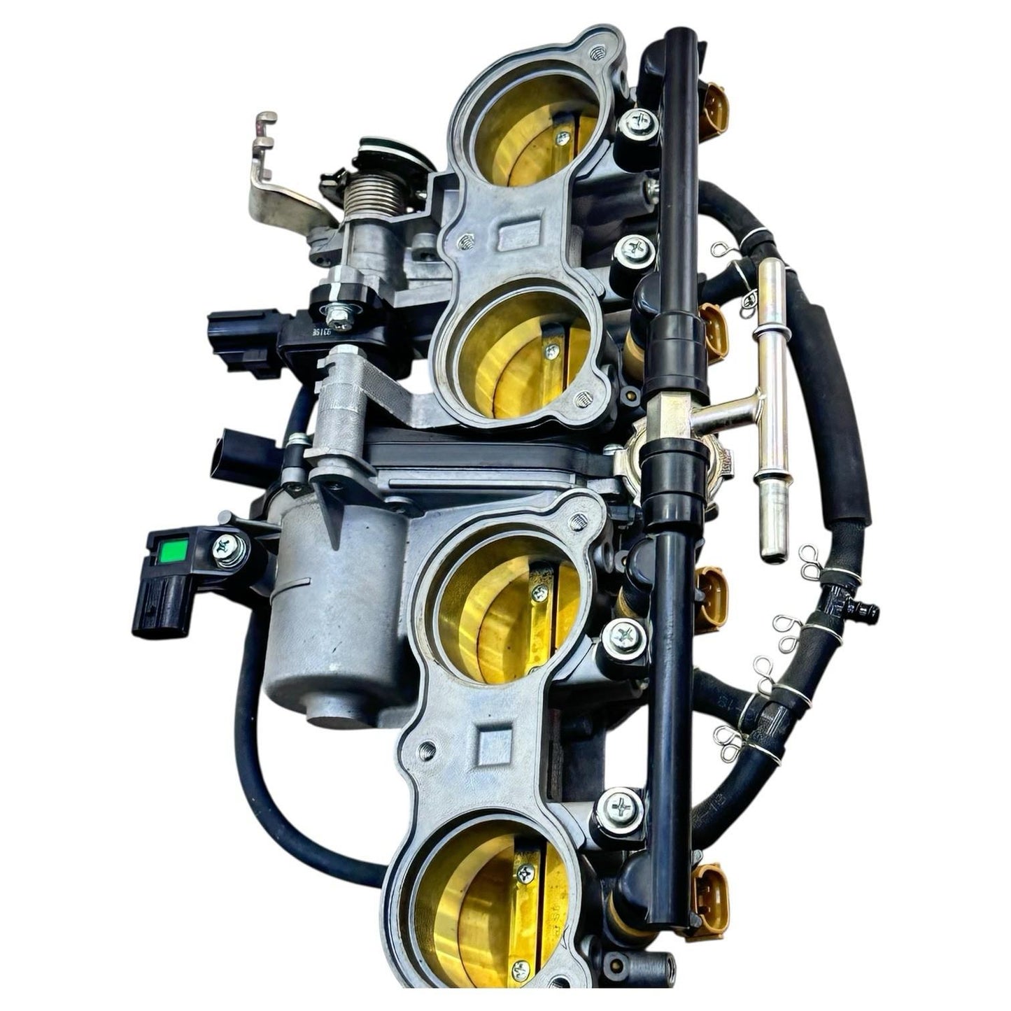 2015 - 2019 YAMAHA YZF R1 THROTTLE BODY FUEL INJECTORS ASSEMBLY STOCK OEM