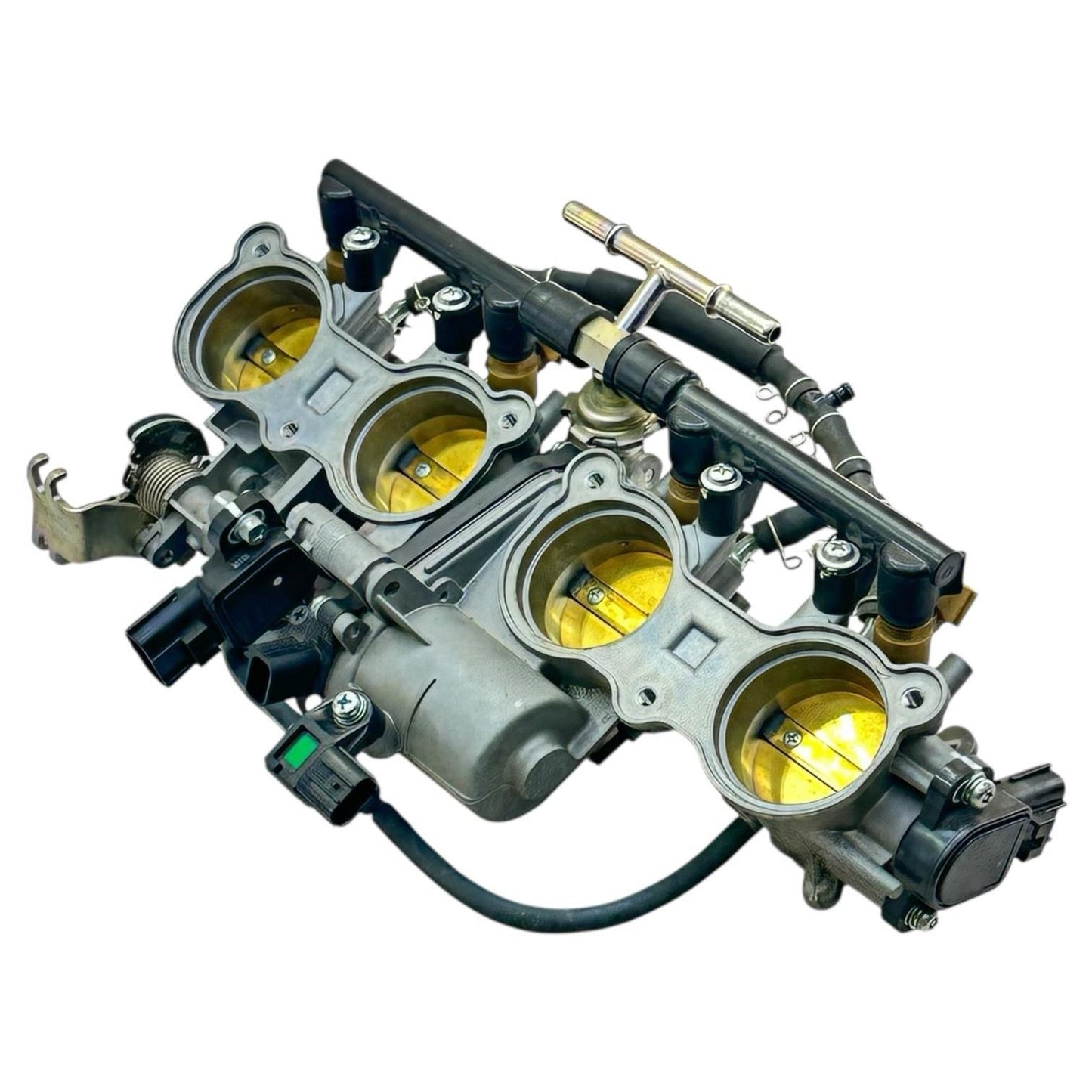 2015 - 2019 YAMAHA YZF R1 THROTTLE BODY FUEL INJECTORS ASSEMBLY STOCK OEM