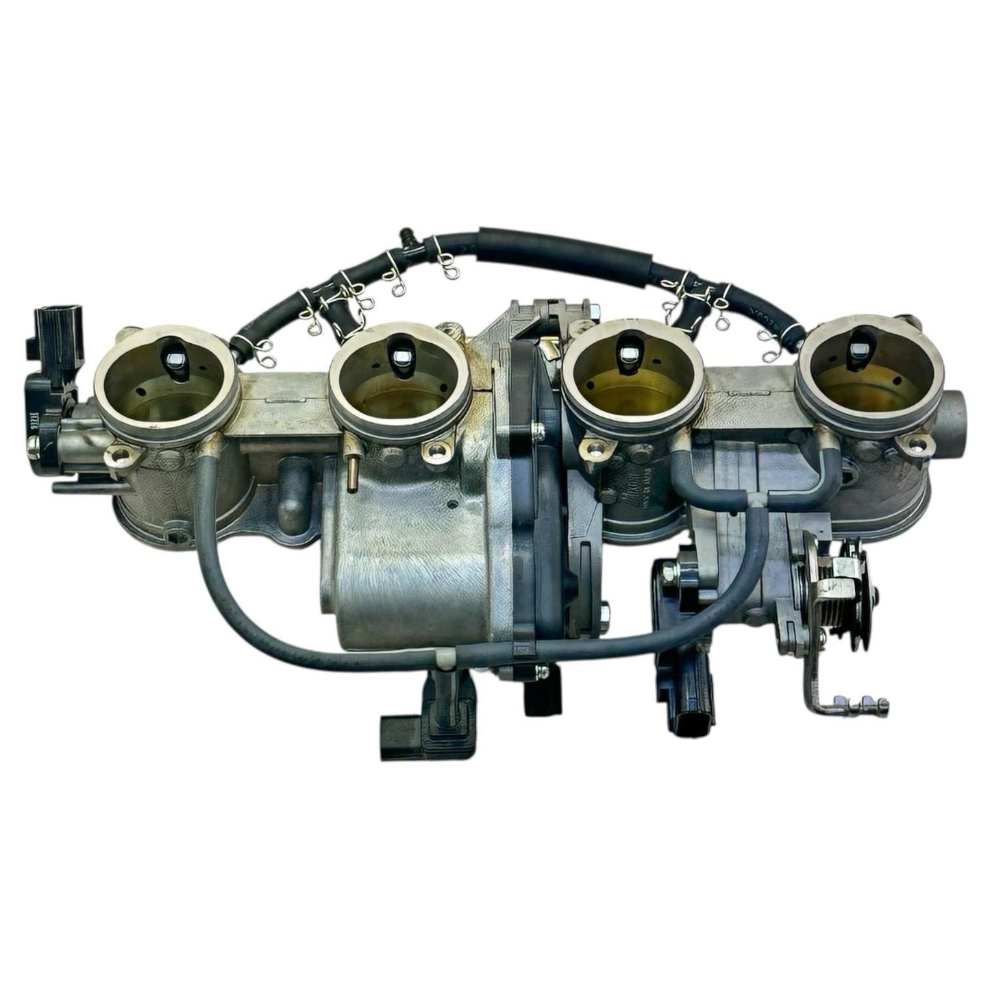 2015 - 2019 YAMAHA YZF R1 THROTTLE BODY FUEL INJECTORS ASSEMBLY STOCK OEM