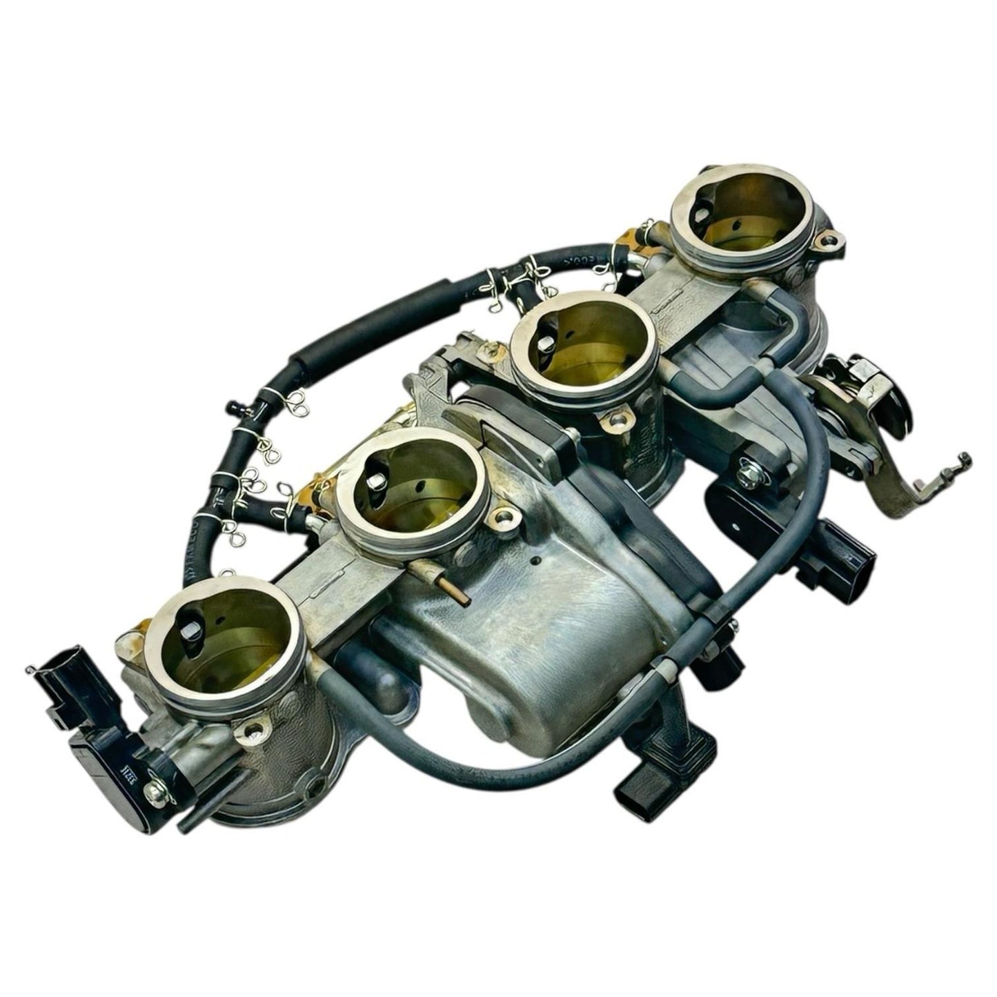 2015 - 2019 YAMAHA YZF R1 THROTTLE BODY FUEL INJECTORS ASSEMBLY STOCK OEM