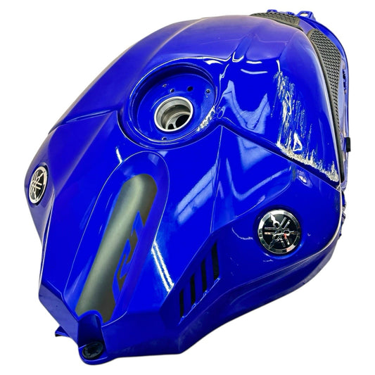 2015 - 2019 YAMAHA YZF R1 FUEL TANK GAS RESERVOIR PETROL BLUE STOCK  *SCUFFED*