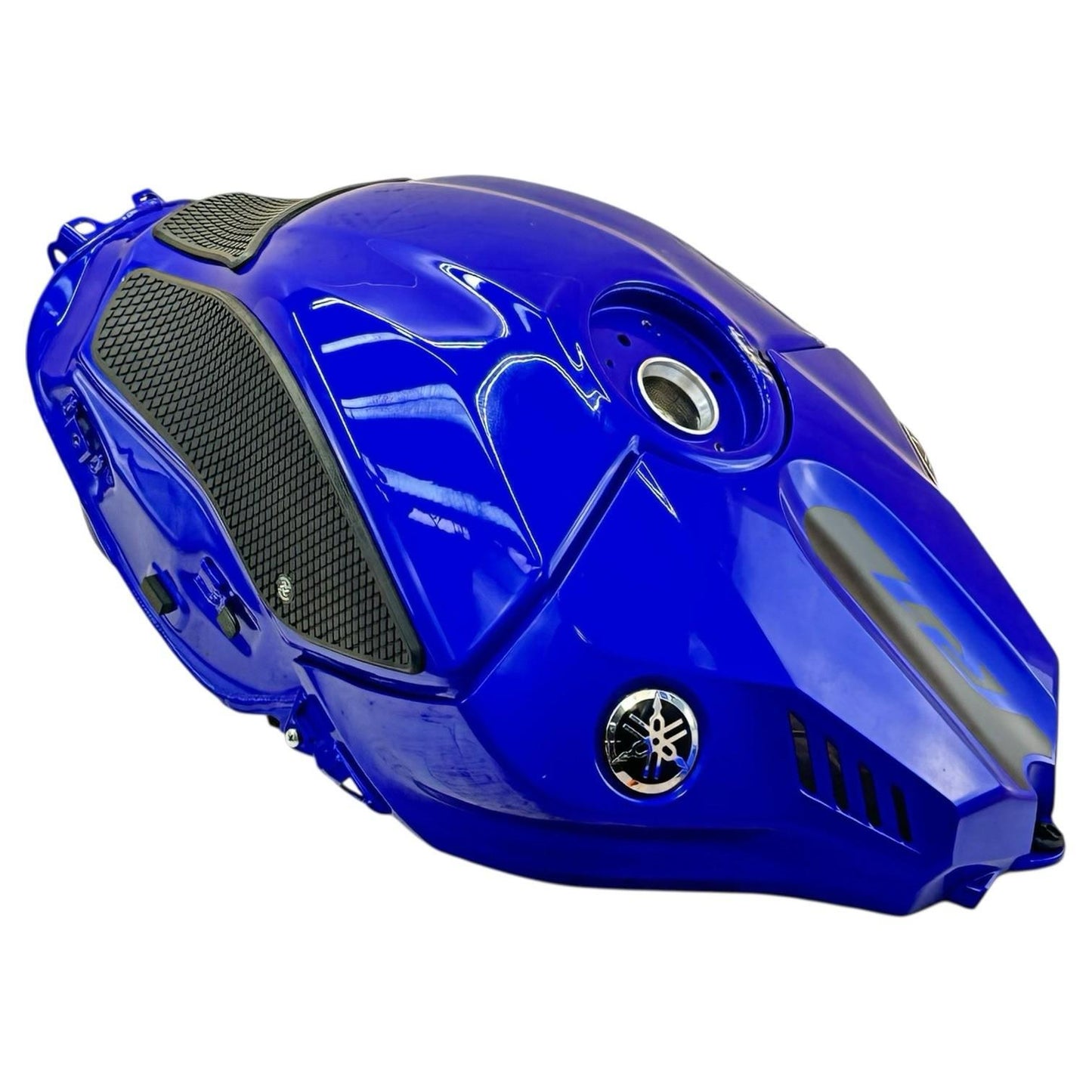 2015 - 2019 YAMAHA YZF R1 FUEL TANK GAS RESERVOIR PETROL BLUE STOCK  *SCUFFED*