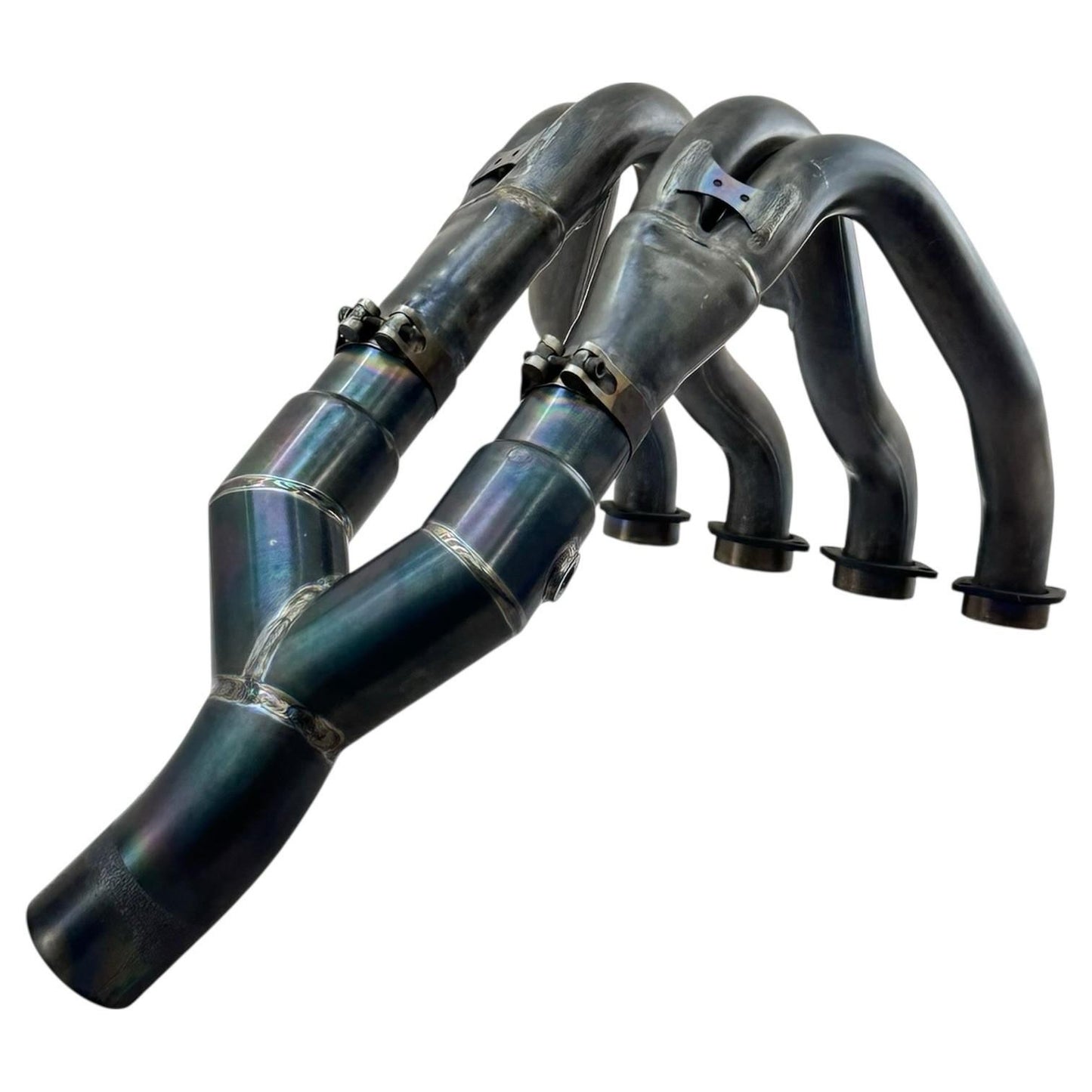 2015 - 2019 YAMAHA YZF R1 EXHAUST HEADER PIPES MANIFOLD OEM 5JJ-14610-00-00
