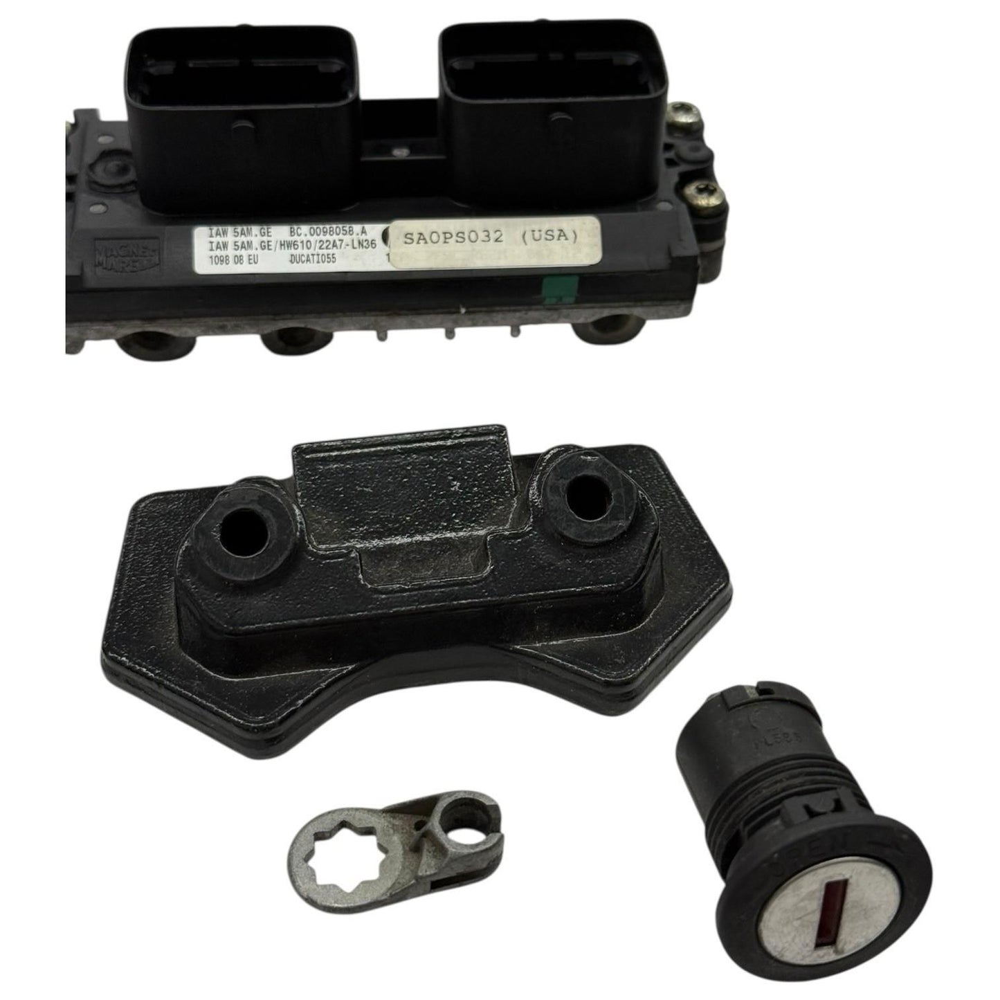 2009 - 2012 DUCATI STREETFIGHTER LOCK SET IGNTION SWITCH GAS CAP FUEL ECU STOCK