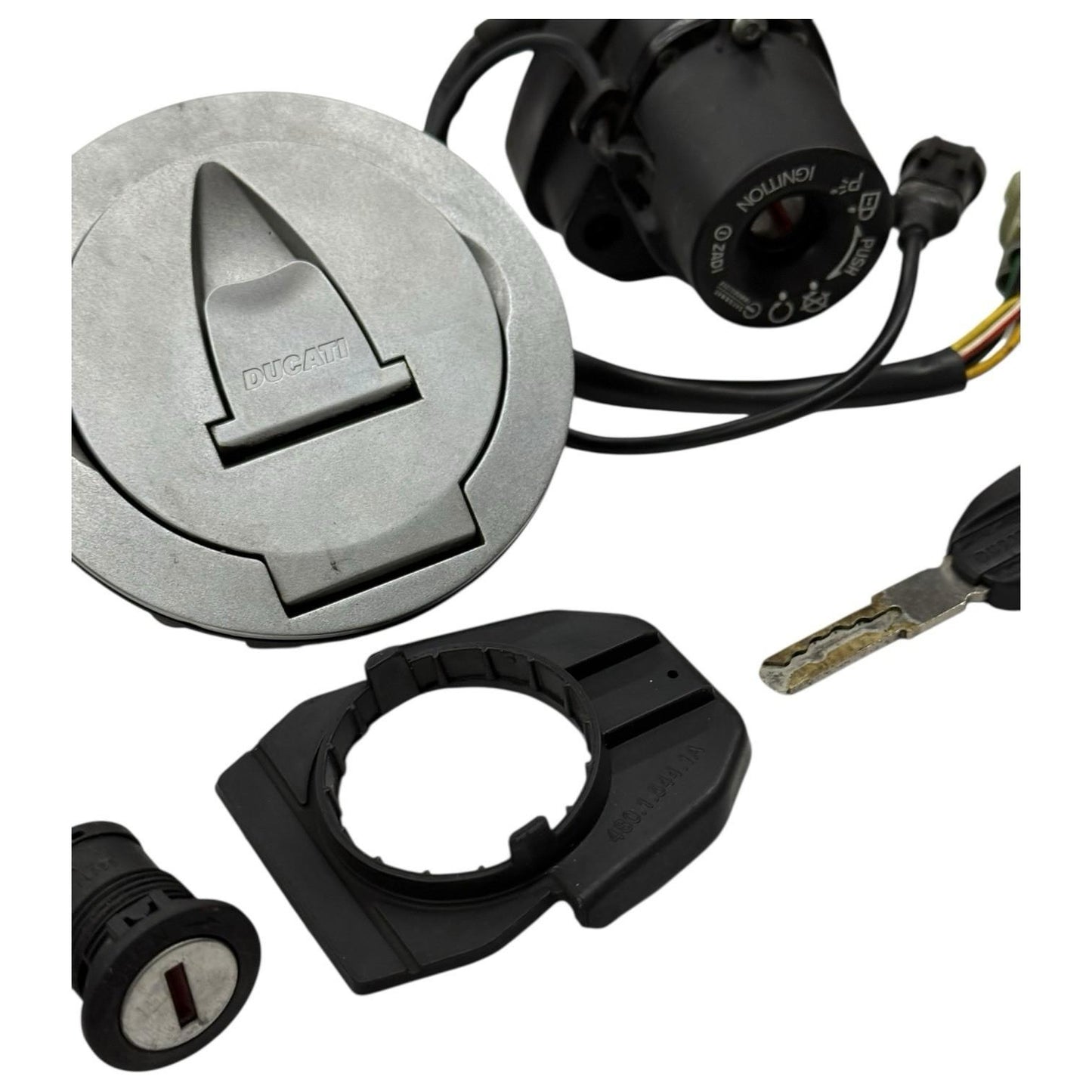 2009 - 2012 DUCATI STREETFIGHTER LOCK SET IGNTION SWITCH GAS CAP FUEL ECU STOCK