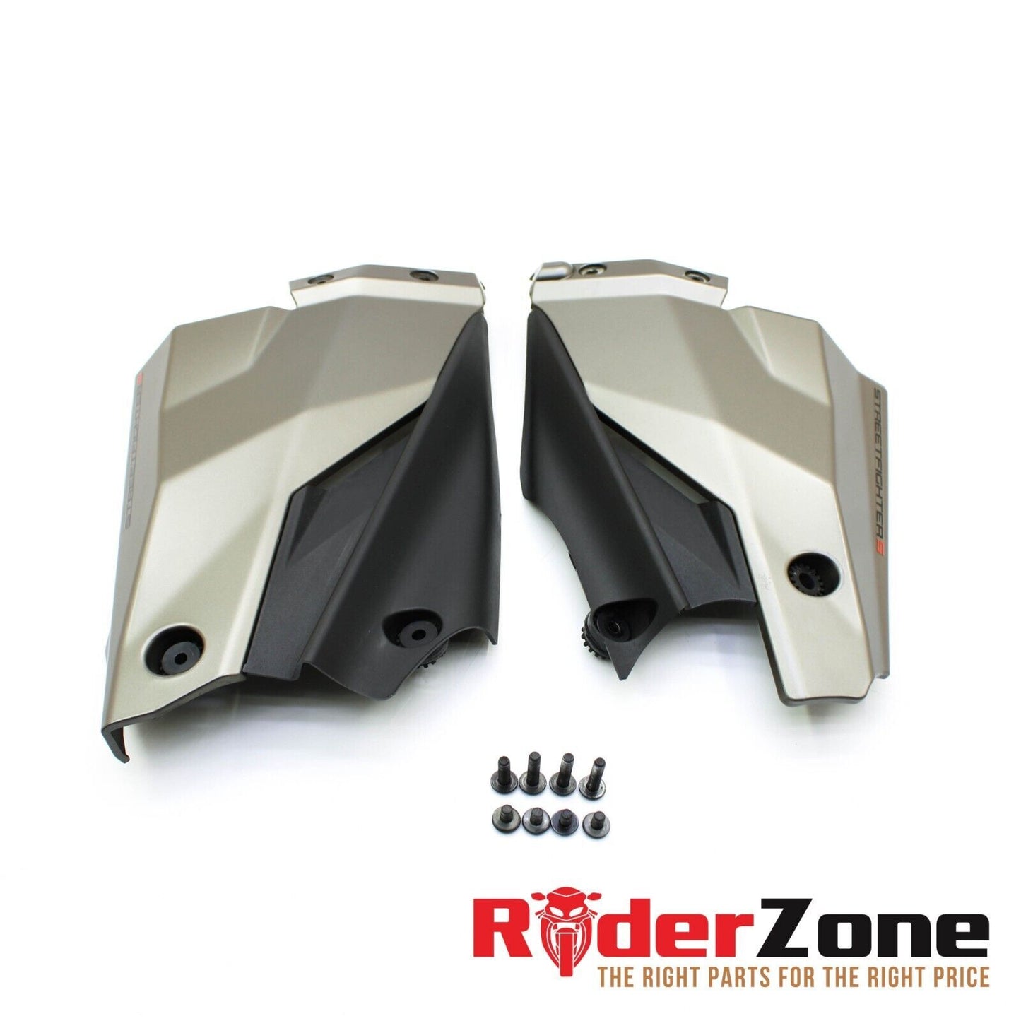 2009 - 2012 DUCATI STREETFIGHTER S LOWER MID FAIRING COWL GREY COVER STOCK