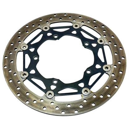 2015 - 2019 YAMAHA YZF R1 FRONT BRAKE ROTORS DISC RING SILVER STRAIGHT SET PAIR