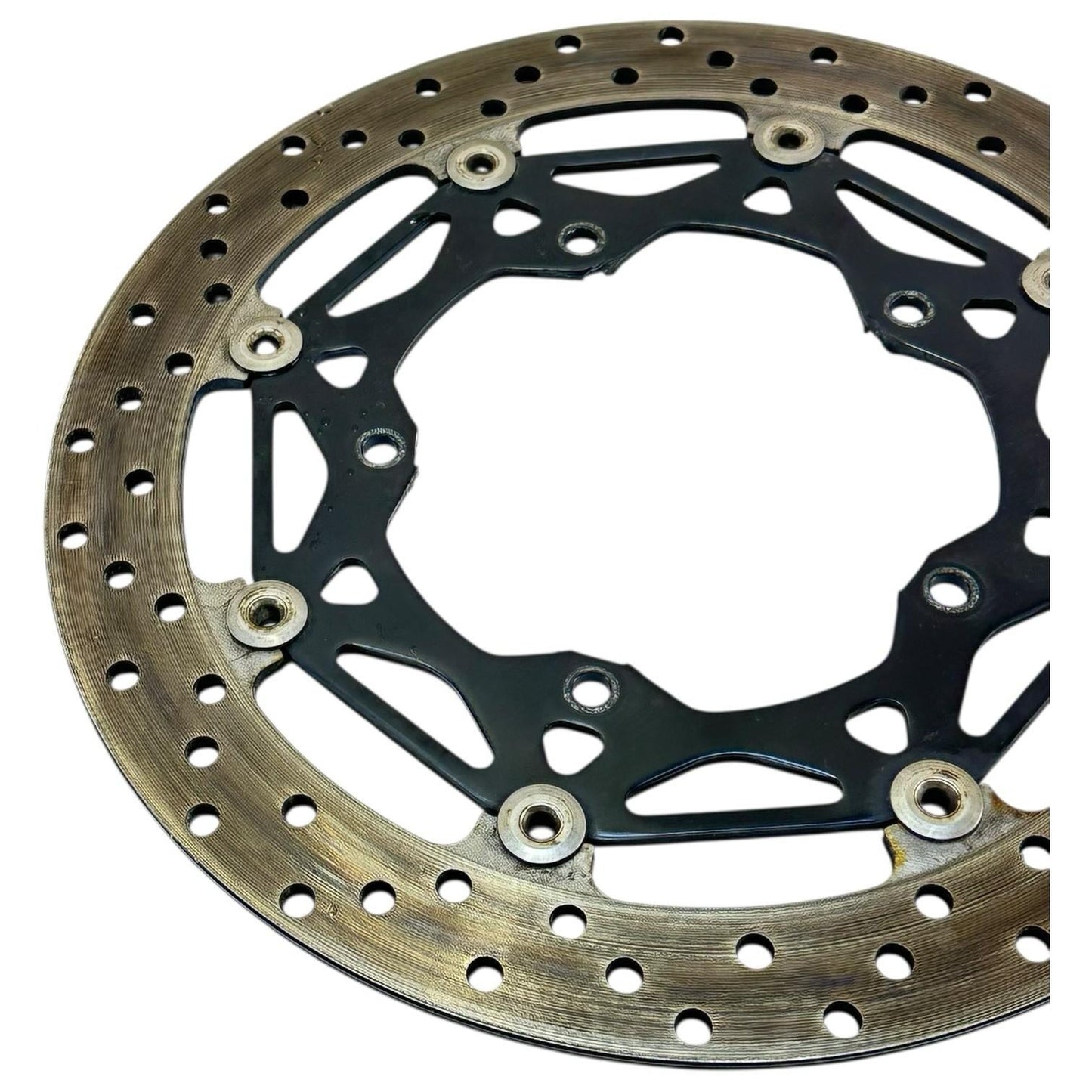 2015 - 2019 YAMAHA YZF R1 FRONT BRAKE ROTORS DISC RING SILVER STRAIGHT SET PAIR