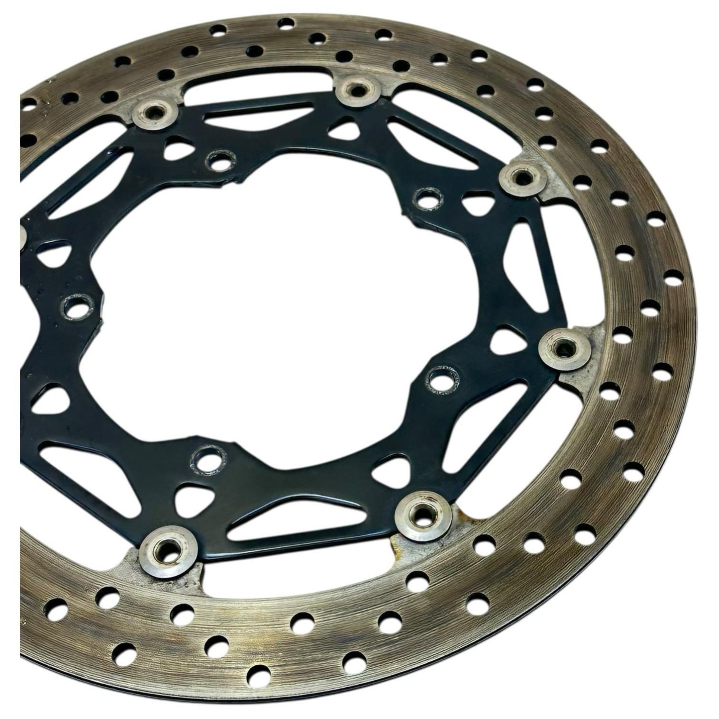 2015 - 2019 YAMAHA YZF R1 FRONT BRAKE ROTORS DISC RING SILVER STRAIGHT SET PAIR