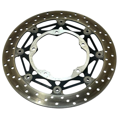 2015 - 2019 YAMAHA YZF R1 FRONT BRAKE ROTORS DISC RING SILVER STRAIGHT SET PAIR