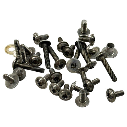 2010 - 2014 BMW S1000RR FAIRING BOLTS HARDWARE KIT SILVER STOCK