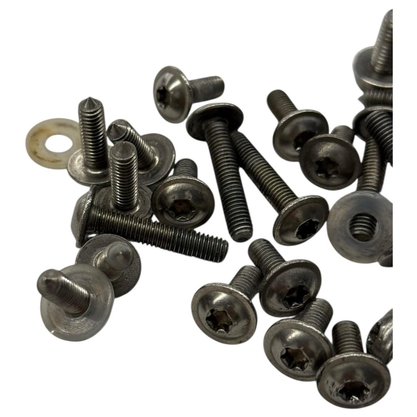 2010 - 2014 BMW S1000RR FAIRING BOLTS HARDWARE KIT SILVER STOCK