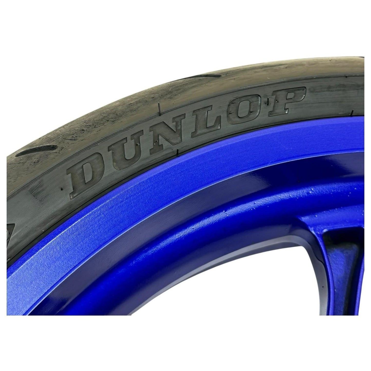 2015 - 2019 YAMAHA YZF R1 FRONT WHEEL RIM TIRE RUBBER BLUE STOCK OEM