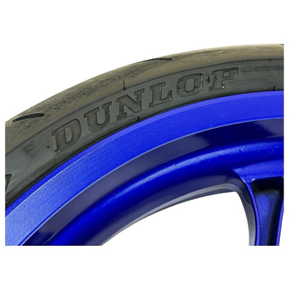 2015 - 2019 YAMAHA YZF R1 FRONT WHEEL RIM TIRE RUBBER BLUE STOCK OEM