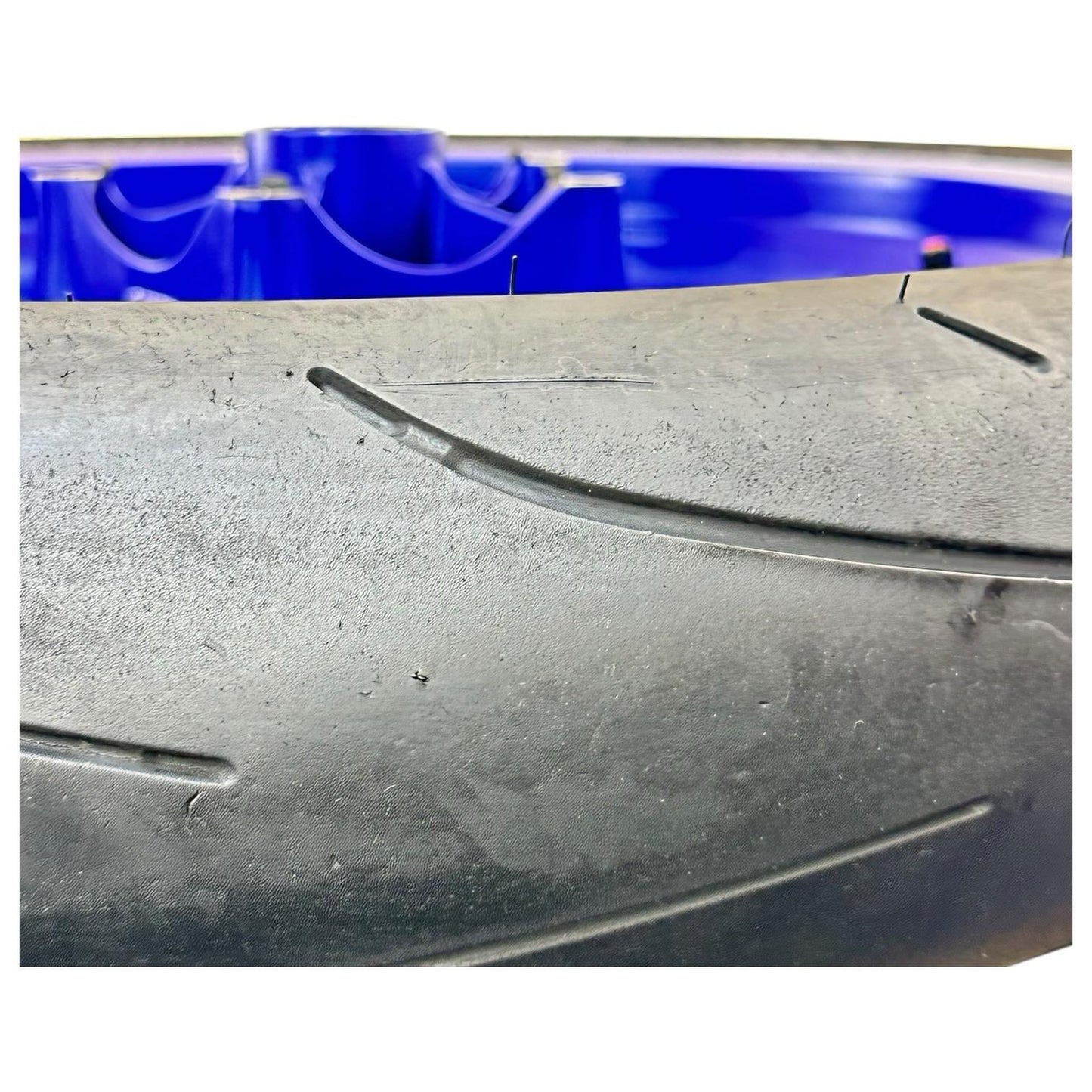 2015 - 2019 YAMAHA YZF R1 FRONT WHEEL RIM TIRE RUBBER BLUE STOCK OEM